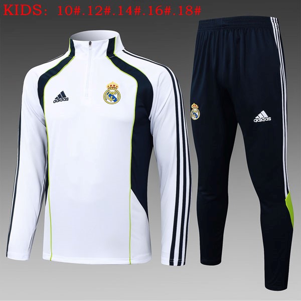 Ninos Sudadera De Training Real Madrid 2025/26 Blanco 4